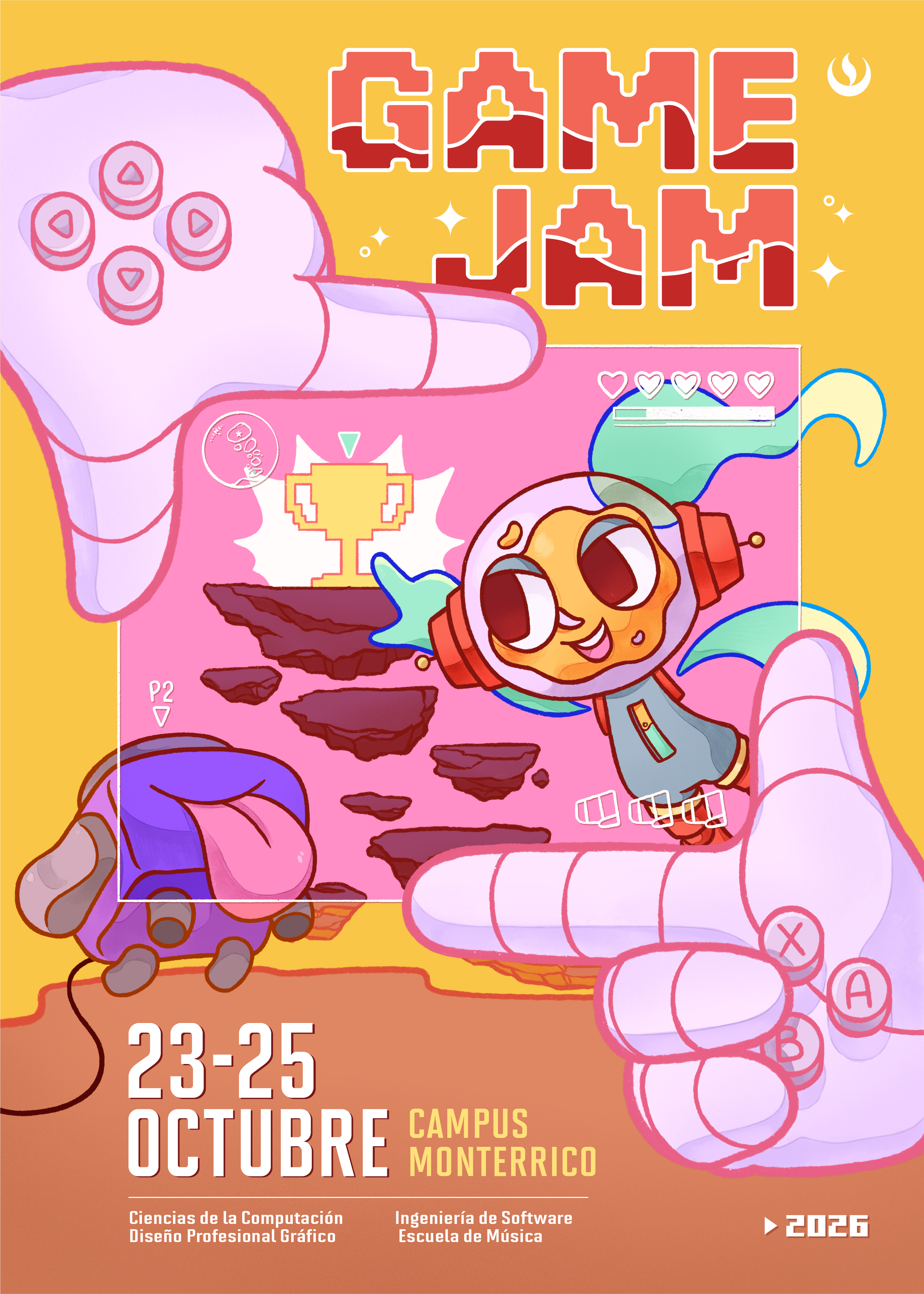 Afiche del Game Jam 2026